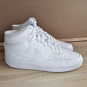 NWT Nike White Midtops Women 7.5